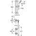 GROHE Precision Flow Thermostat-Brausebatterie mit Garnitur, 1/2″, EcoJoy, chrom (34842000)