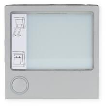 Ritto Portier Tastenmodul, 1 Wohneinheit, silber (1875120)