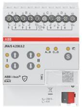 ABB JRA/S4.230.5.2 Jalousieaktor 4-fach 230V, manuelle Bedienung und auto. Fahrzeitermittlung (2CDG110289R0011)
