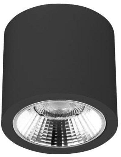 Brumberg APOLLO MIDI LED-Anbaudownlight, 4000 K, 1915 lm, 14,5 W, 55°, CRI > 90, rund, schwarz (43613184DA)