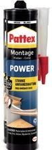 Henkel Pattex Montageklebstoff Power, Kartusche, 370g (PXP37)
