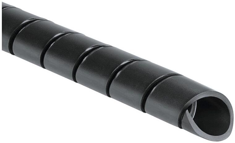 Hellermann 161-41201 Spiralschlauch, 10 mm - 100 mm, PE, 30 m, schwarz