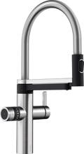 Blanco Evol-S Pro Soda Armatur, Hochdruck, flexibler Auslauf mit Umschaltbrause