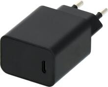 Brennenstuhl USB C Ladegerät 20W Power Delivery (Eurostecker Typ C, inklusive 1m USB C auf USB C Kabel, USB C Lade-Netzteil), schwarz (1172640083)