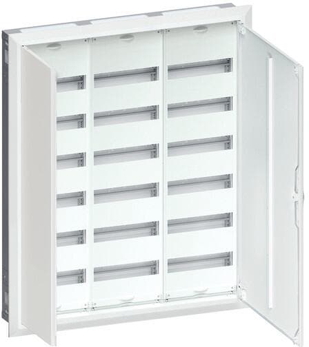 Hager FWU63S Feldverteiler UP 216PLE mit univers, IP30, SKII, Nischenmaße 957x815x115mm