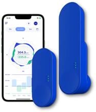 IOmeter Plug & Play Smart Meter Stromzähler, IP51, WiFi, Batterie oder USB-Versorgung, blau (IOmeter-Kit1.1)