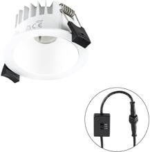 EVN REFLECTO LED Deckeneinbauleuchte, 6W, 3000/4000/5700K, 447-531lm, IP54, rund, weiß (C54N06010125)