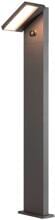 SLV ABRIDOR POLE Stehleuchte, Outdoor, Hybrid Solar- und Netzstrom, Bewegungsmelder, 2200/2700K, IP65, anthrazit