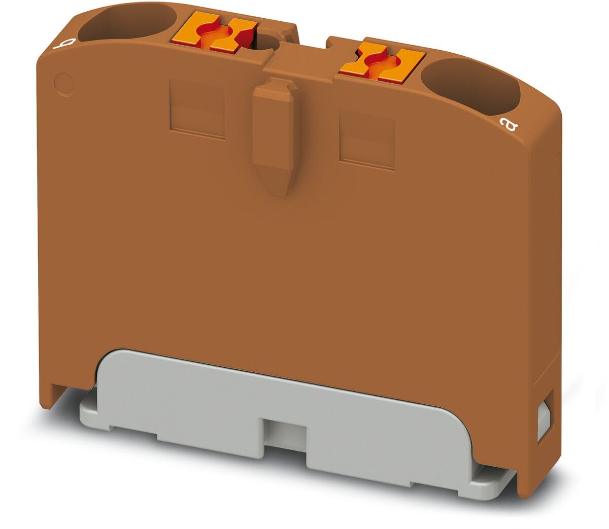 Phoenix Contact PTFIX 2X2,5 BN Verteilerblock, 0,14-4mm², braun (1028072)