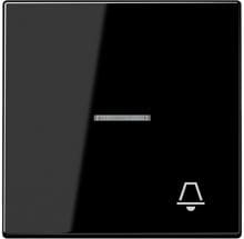 Jung LS990KO5KSW Wippe mit Symbol "Klingel", mit Lichtleiter, schwarz