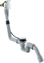 hansgrohe Exafill S Komplettset Wanneneinlauf, Ablauf- und Überlaufgarnitur für Normalwannen, 23 l/min, Chrom, (58113000)