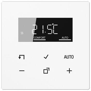 Jung LS1790DWW Display Standard zur Raumtemperaturregelung, Serie LS, alpinweiß