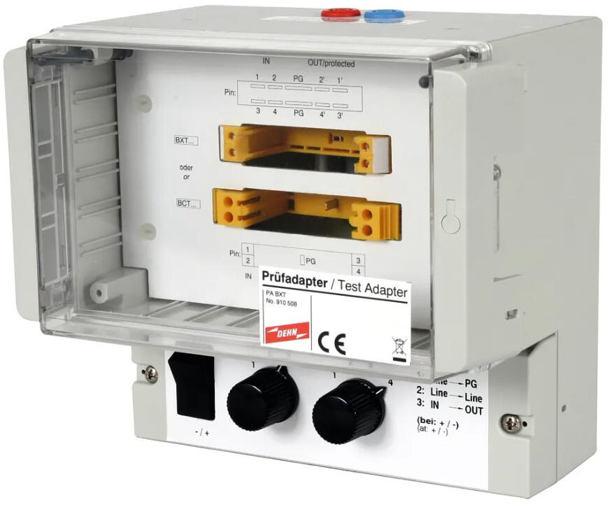 Dehn PA BXT Prüfadapter für BLITZDUCTOR XT/CT zum Anschluss an Ableiterprüfgerät (910508)