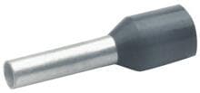 Klauke 47212 Isolierte Aderendhülse, 1,5qmm, 18mm lang, schwarz