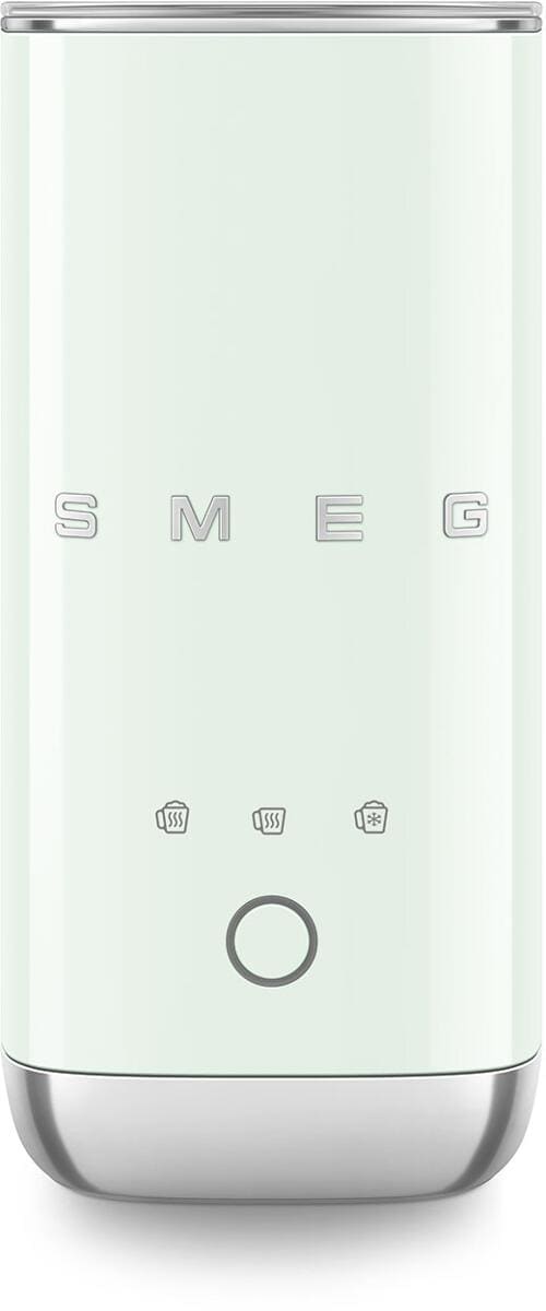 Smeg MFF02PGEU 50"s Style Milchaufschäumer, 500W, elektrisches Heizsystem, 3 voreingestellte Programme, 120/180ml, Pastellgrün