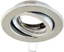 EVN Deckeneinbau, rund, schwenkbar, IP20, GU10, max. 50W, 230V, chrom matt (527014)
