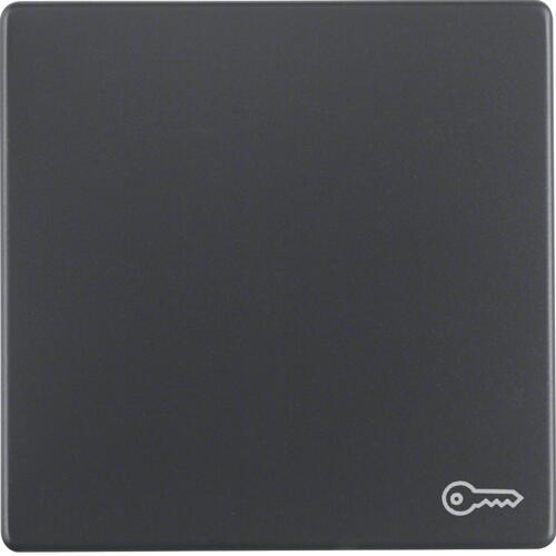 Berker 16206066 Wippe mit Aufdruck Symbol Tür, Q.1/Q.3, anthrazit samt, lackiert
