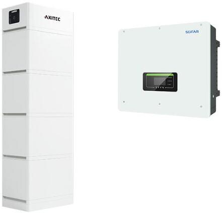 Axitec AXIstorage Li SV2 13.5 + HYD 10KTL-3PH Hybrid-WR, HV-Speichersystem, 13,5 kWh, 3-phasig