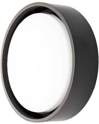 SG Leuchten LED Deckenleuchte, 7W, 670lm, 3000K, Phasenabschnittsdimmung, graphit (605061)
