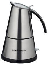 Rommelsbacher EKO366/E Espressokocher, 365 W, Edelstahl-Filtereinsatz, 3 oder 6 Tassen, edelstahl