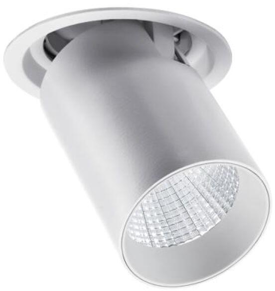 Brumberg TRAXX MAXI LED-Einbaurichtstrahler, 230 V AC, 50 Hz, 27 W, 30°, 4.000 K, CRI > 90, 3567 lm, silber (88763164)