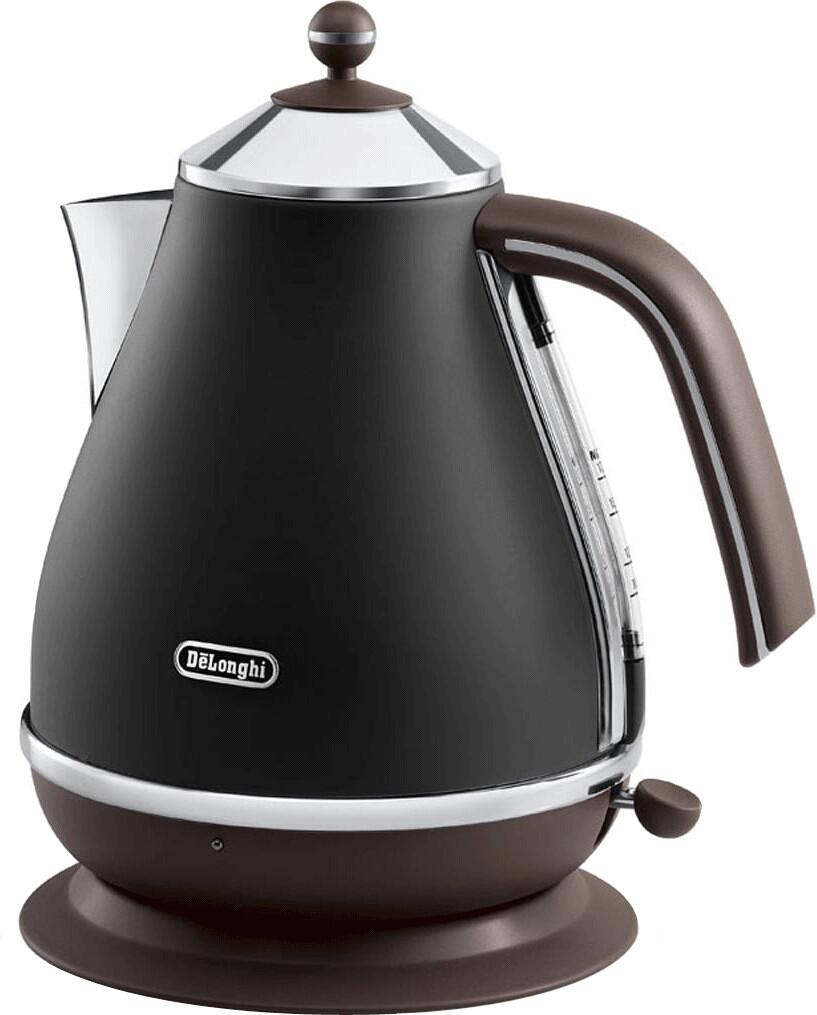 DeLonghi Icona Vintage KBOV 2001.BK Wasserkocher, 1,7l, 2000 W, schwarz