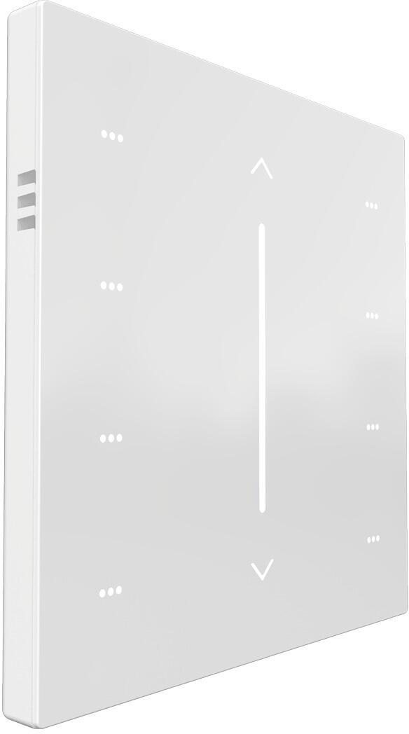 Interra iX2 - 2" Touchpanel, KNX, Wandmontage, 4 Tasten, Slider, AQI, weiß (ITR332-2402)