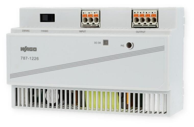 Alimentation Rail DIN WAGO EPSITRON 787-1002 – 26,4 V DC / 1,3 A / 31,2 W – Entrée 85-264 V AC, Certifiée UL/EN