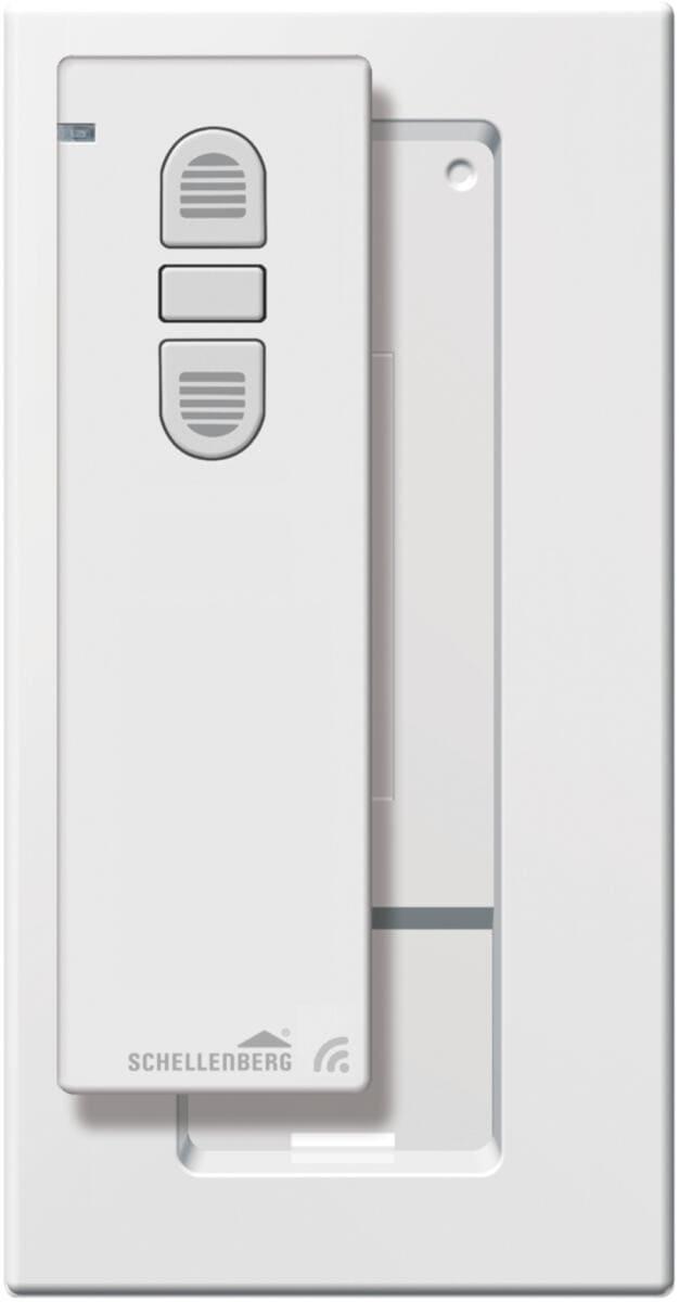 Schellenberg Funk-Handsender 1-Kanal mit Wandhalterung, 868,4 MHz, weiß (20015)
