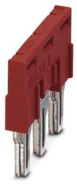 Phoenix Contact FBSL 3-8 Steckbrücke, 3-polig, 41A, rot (3030325)