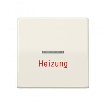 Wippe mit Lichtleiter und Symbol "Heizung", cremeweiß, JUNG AS591HBF
