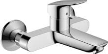 hansgrohe Logis Einhebel-Waschtischarmatur Aufputz für Wandmontage, Messing, 5 l/min, Chrom (71225000)