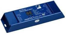 Rutec 80705-V2 LED DALI-2 Dimm-Aktor für digitales dimmen, mehrfarbig, 4 x 60W (12VDC), 4 x 120W (24VDC), Digitalanzeige, blau