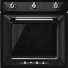 Smeg SF6905NF EEK: A Einbaubackofen, 59,7 cm breit, 70 L, VaporClean, Grillfunktion, schwarz