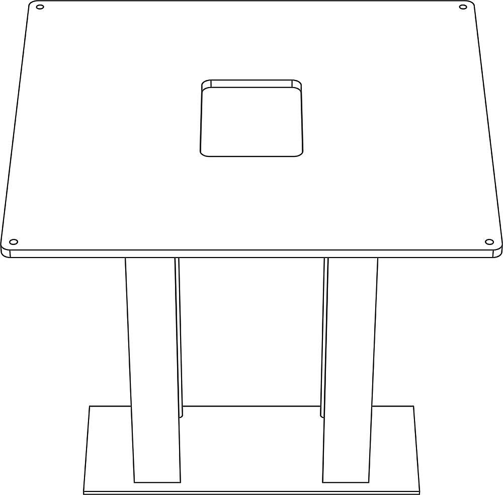 Siedle ZE/STL 518 x 462 Zubehör-Erdstück (200041017-00)
