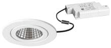 Brumberg ITANSA BBxx LED-Einbaudownlightset inkl. Konverter, Phasenabschnitt dimmbar, V4A, IP54, max. 6W, starr, Edelstahl