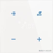 Busch-Jaeger TR/U.1.11-CG Touch-Raumtemperaturregler, quadratisch, 86x86mm, Busch-tacteo (2CKA006300A1647)