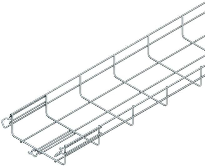 Niedax MTC 54.150 E3 Gitterrinne, U-förmig, mit angeschweißtem Verbinder, 54x150x3000 mm, Edelstahl