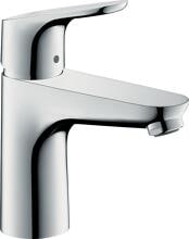 hansgrohe Focus Einhebel-Waschtischarmatur 100 CoolStart ohne Ablaufgarnitur, Messing, 5 l/min, Chrom, (31509000)