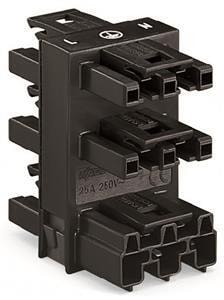 Wago 770-608 Verteiler, 5-fach, schwarz