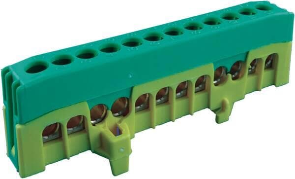 Pollmann PE 12-F2 Schutzleiterklemme, grün (2020270)