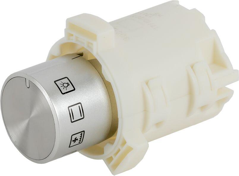 Bosch Siemens 10005379 Drehgriff-Vorwahl, rund; versenkbar; edelstahl; unbeleuchtet