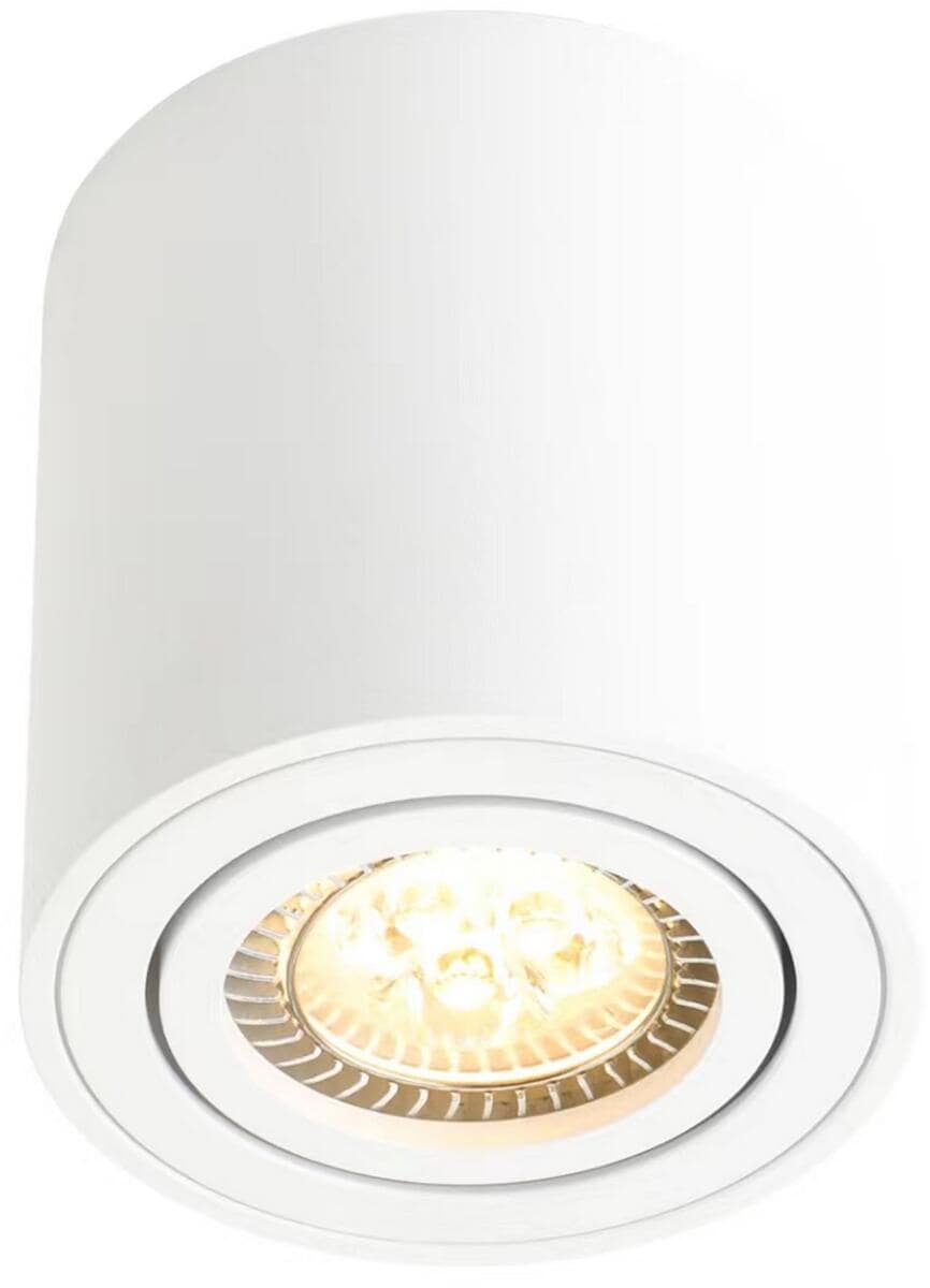 Projecteur orientable Nordlux Sabonis, GU10, IP20, 40W, avec charnière basculante, dimmable, blanc (2410220101)