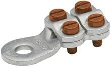 Klauke 586R/10VZ Klemmkabelschuh, gestanzt, 35 - 50 mm², M10, 4 Schrauben, verzinnt