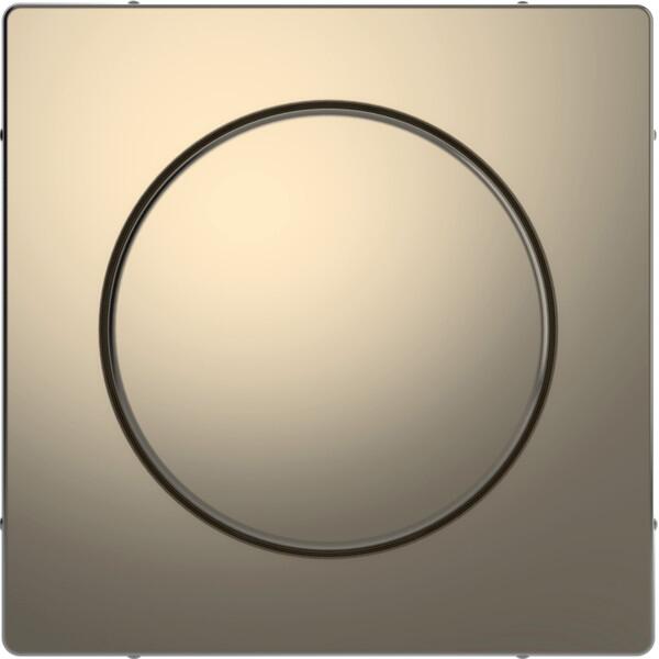 Merten MEG5250-6050 Zentralplatte mit Drehknopf, System Design, Nickelmetallic