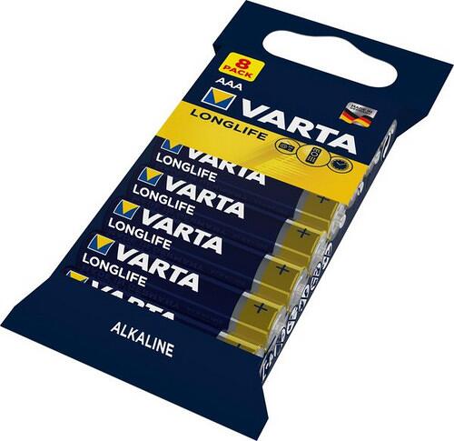 VARTA 4103 Longlife Micro AAA Folie 8 Stück