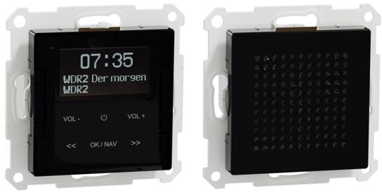 Elso MTN4375-0303 DAB+Radio Set mit Bluetooth mit Lautsprecher, Joy, schwarz (6635655)