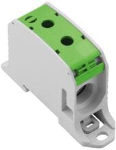Weidmüller WPD 131 1X95/1X95 GN Potentialverteilerklemme, Schraubanschluss, 95qmm, 232A, 1000V, 2 Anschlüsse, grün (2502670000)