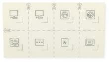 Merten Symbolset für Steckdosen, System Design (MEG3927-6000)