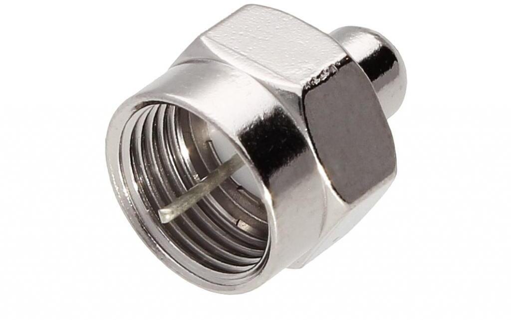 braun teleCom TR-59-1/4-HQ F-Abschlusswiderstand, 75 Ohm, Messing (54420000)